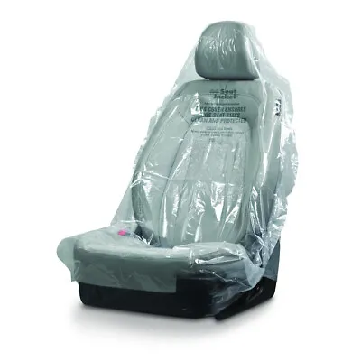 Slip-N-Grip Disposable Plastic Car Seat Cover Roll 0.5 Mil (500 Covers) • $55