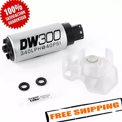 DeatschWerks 9-307-1026 DW300C 340lph Compact Fuel Pump With 9-1026 Install Kit • $197.10