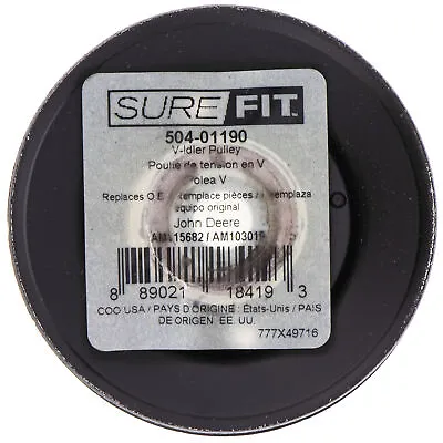 $9.95 • Buy SureFit V-Type Idler Pulley John Deere AM115682 108 185 GT242 GT262 GT275 LX173