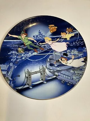 Disney Fine Porcelain Plate PETER PAN (1953) By Kenleys. Cartoon Classics. • £12