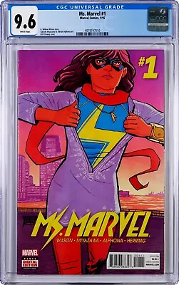 Ms. Marvel #1 CGC 9.6 (Jan 2016 Marvel) Wilson Story Chiang Cover Kamala Khan • £45.92