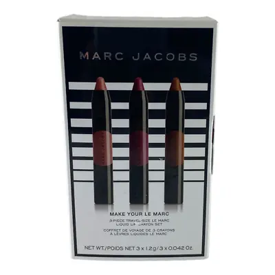 MARC JACOBS Make Your Le Marc 3Pc Liquid Lip Crayon Set • $55