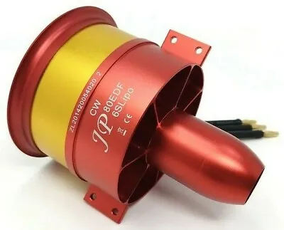 JP Hobby 80mm 6S 12 Blades 2200kv 3.3kgs Full Metal Dynamic Balanced EDF Unit    • $179