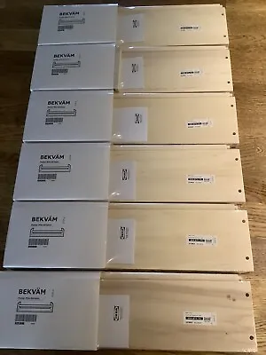 6x IKEA BEKVAM Spice Rack Brand New • £40