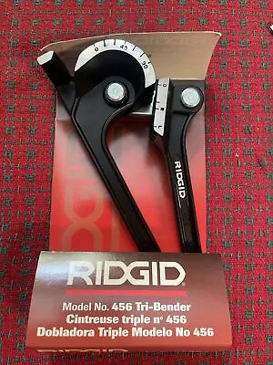 Ridgid Tubing Bender Model 456 Tribender 1/4  5/16  3/8  NOS 🇺🇸 • $49.99