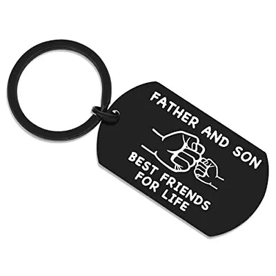 Gift For Dad From Son Remember I Love You Keychain Gifts For Father Birthday ... • $12.09