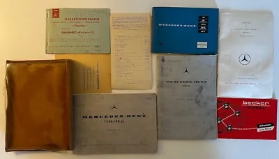 W121 Mercedes-Benz 190SL Original Owners Manuals Complete Set Excellent Shape • $2000