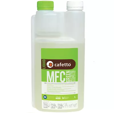 Cafetto Organic Milk Frother Cleaner Liquid Descaler 1 Litre Green  • $28.90