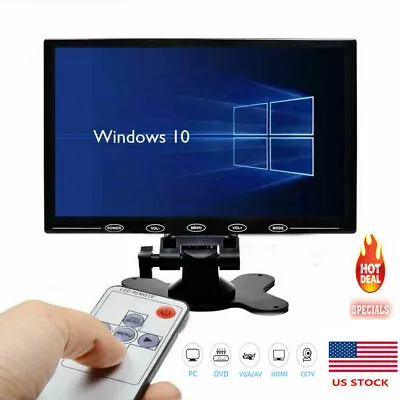 Mini 7  LCD CCTV Monitor HD PC Screen AV RCA VGA HDMI 1080P For Raspberry DSLR • $64.99