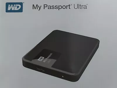 Western Digital My Passport Ultra 4TB 2.5  External Hard Drive - Black • $120