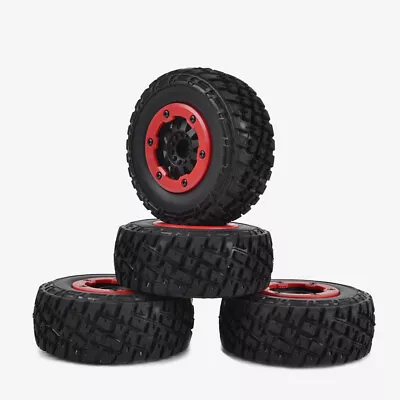 1/10 Short Course Truck Tires Wheels Hex 12mm For Traxxas Slash 4x4 • $45