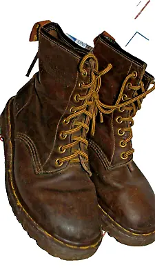 Vintage Mens Doc Dr Martens 1460 Size 6 Made In England Brown Tag • $45.50
