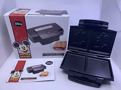 Disney Mickey Mouse Sandwich Maker Featuring Classic Mickey Model # DCM-5 TESTED • $44.95