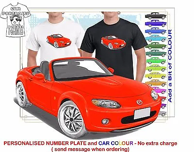 Classic 2007 Mx-5 Mazda Sports Illustrated T-shirt Muscle Retro Sports Car    • $44