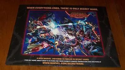 Marvel Comics SECRET WARS #1 BATTLEWORLD Comic Con PROMO POSTER 13  X 20  NEW • $15