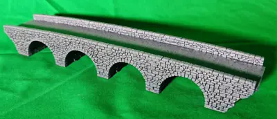 Stone Bridge Z Gauge Z Scale 1:220 Model Four Arch  Laser Engraved • $36