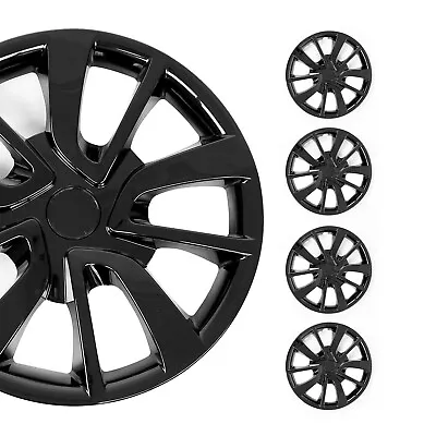 15 Inch Wheel Covers Hubcaps For VW Black Gloss • $68.99