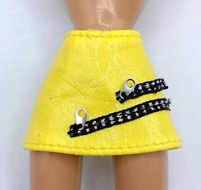 Bratz Doll Lot Mga Clothing Yellow Leather Mini Skirt • $4.99