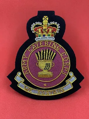 Army Catering Corps Blazer Badge (ACC) British Army Bullion & Wire Blazer Badge • £12.99