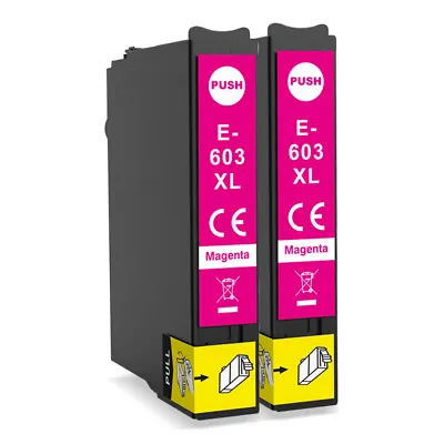 2 Magenta Ink Cartridge For Use In Epson XP-3100 WF-2830DWF WF-2835DWF • £5.99