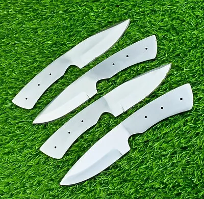 Lot Of 4 Pcs! Hand Forged D2 Tool Steel Blank Blade For Skinning Hunting Knife 4 • $12