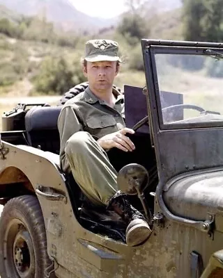 M.A.S.H. Mclean Stevenson As Lt Col Henry Blake At Wheel Of Jeep 8x10 Photo • $10.99