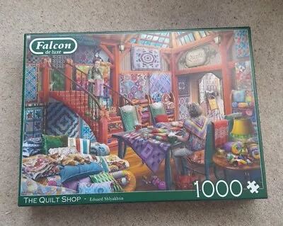 Jumbo Falcon De Luxe - The Quilt Shop 1000 Piece Jigsaw Puzzle • £0.99