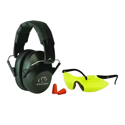 Pro-Low Profile Folding Muff/Glasses/Plugs Combo Safety Hunting Gear Outdoors  • $21.73