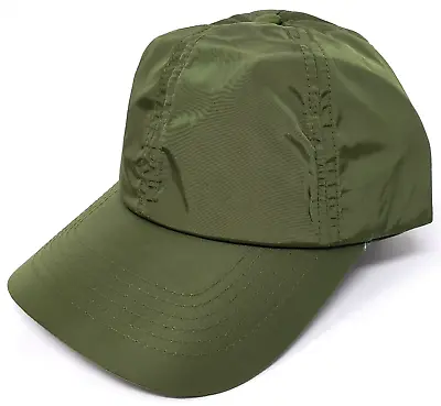 Waterproof Ball Cap Unconstructed Dad Hat Curved Visor OSFM Olive New • $13.95