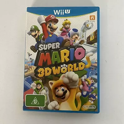 Super Mario 3D World - Nintendo Wii U Game PAL Peach Luigi Etc • $25