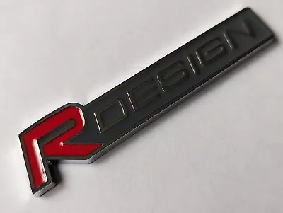 Volvo R-DESIGN Tailgate Badge Red Metal New • £7.49