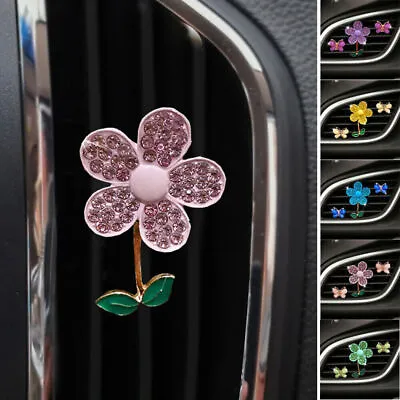 1x Car Air Vent Freshener Perfume Clip Aroma Diffuser Decor Bling Accessories • $10.40