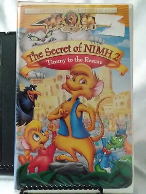 The Secret Of Nimh 2 ~ Timmy To The Rescue~vhs~1998~clamshell~mgm Family • $9.99