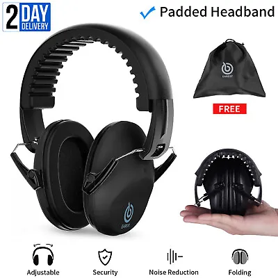 EAREST Adult Ear Defenders Ear Muffs Noise Reduction Hearing Protectors SNR Safe • £10.99