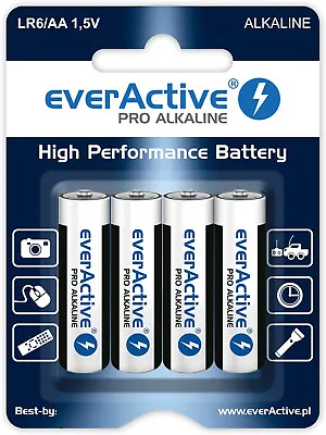 2x Everactive Pro Alkaline LR6 Aa 15 V Battery 4er Pack • $4.30