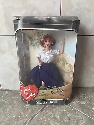 1999 Mattel Barbie I Love Lucy  Lucy's Italian Movie  Episode 150 Doll 25527 • $25