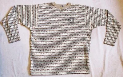 Vintage Marithe Girbaud Francois 100% Cotton Striped Unisex Top M Made In Usa • $9.99