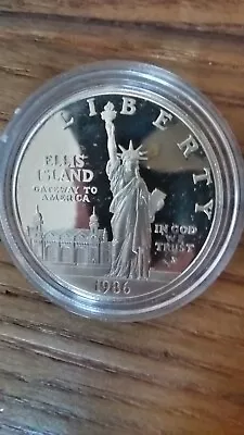 1986-S Ellis Island $1 Proof Coin • $32