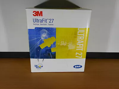 3M  UltraFit 27 EAR PLUGS - 340-8002 CORDED 100 PAIR • $120