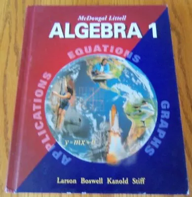 McDougal Littell Algebra 1: Student Edition (C) 2004 2004 Ron Larson; Laurie Bo • $28.13