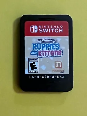 My Universe: Puppies And Kittens Nintendo Switch Game Cart Only - Tested & Works • $16