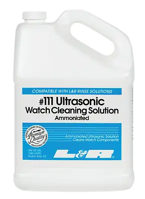 Ultrasonic Ammoniated Watch Cleaning Solution (#111) - 1 Gallon • $145.60