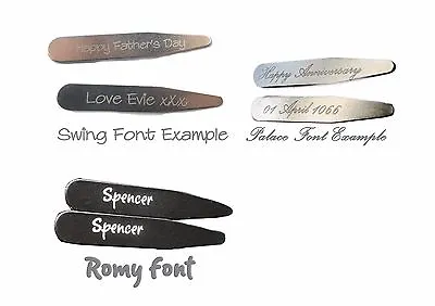 Personalised Magnetic Collar Stiffeners With Magnets To Engrave And Customise • £6.50