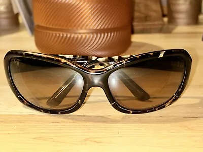 Maui Jim Mj214 Pearl City Sunglasses Tortoise Made In Italy Mj214-10 63[]17-l.12 • $69.95