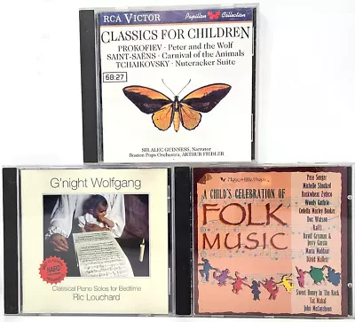 3 CDs Classics For Children G'night Wolfgang Child's Celebration Of Folk Music • $12.99
