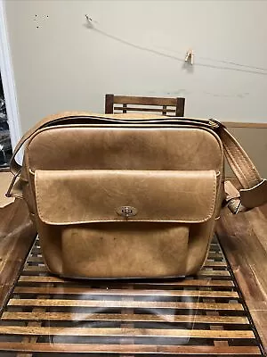 Vintage Samsonite Leather Briefcase Bag 70s 80s • $29