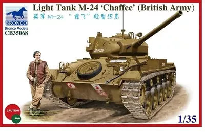 Bronco 1/35 Light Tank M-24 'Chaffee' (British Army) #35068  📌Listed In USA 📌 • $49.98