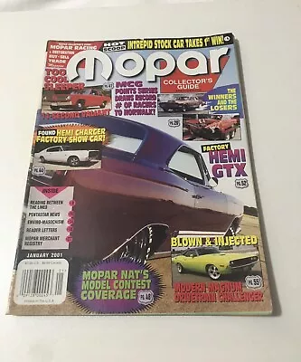 Mopar Collector's Guide MCG Magazine Back Issue January 2001 • $7.80