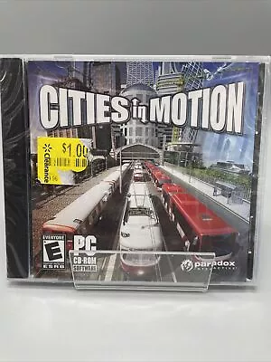 Cities In Motion PC Game Paradox Interactive 2019 Simulator CD-Rom New Sealed • $6.99