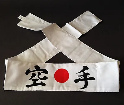 Japanese Hachimaki Headband Martial Arts Sports Cotton KARATE Made In Japan • $9.95